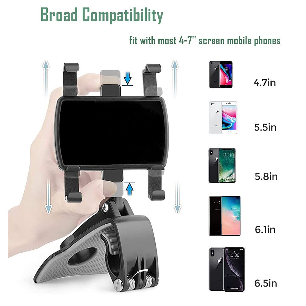 Coocoe Car Phone Holder with 360 Degree Rotation